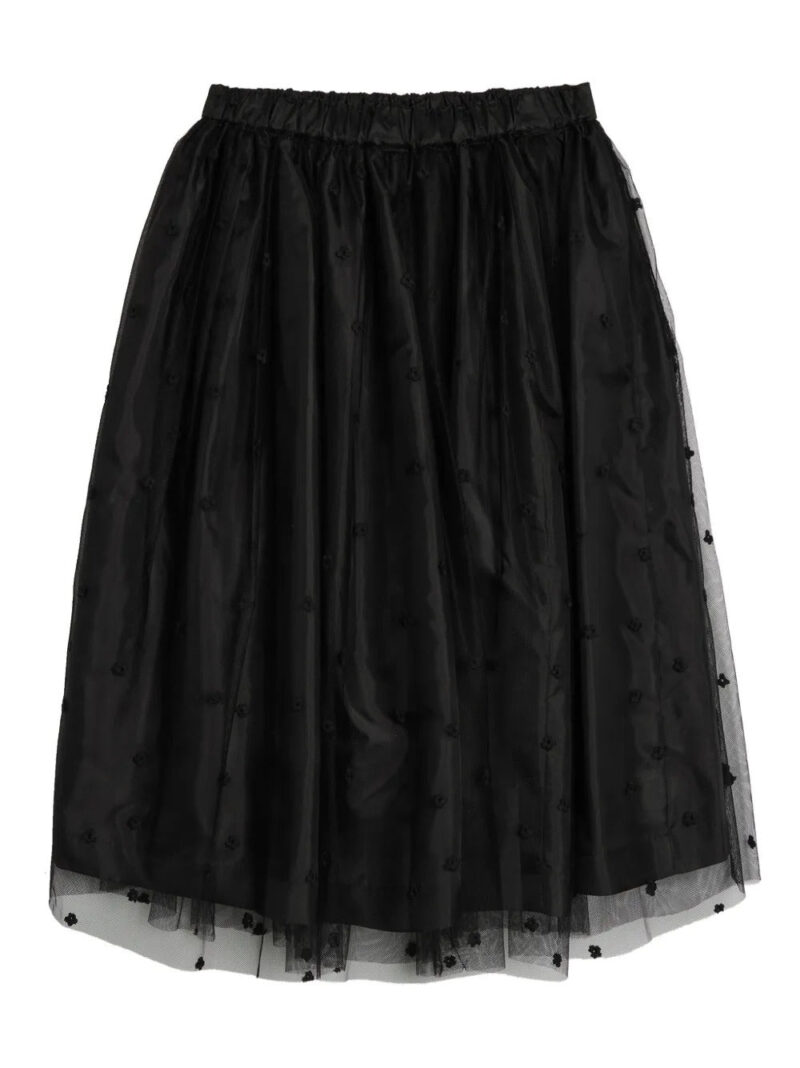 Comme Des Garçons Girl  flower-embellishment skirt