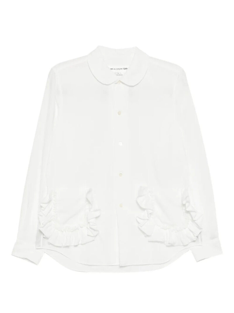 Comme Des Garçons Girl  ruffled-pocket shirt