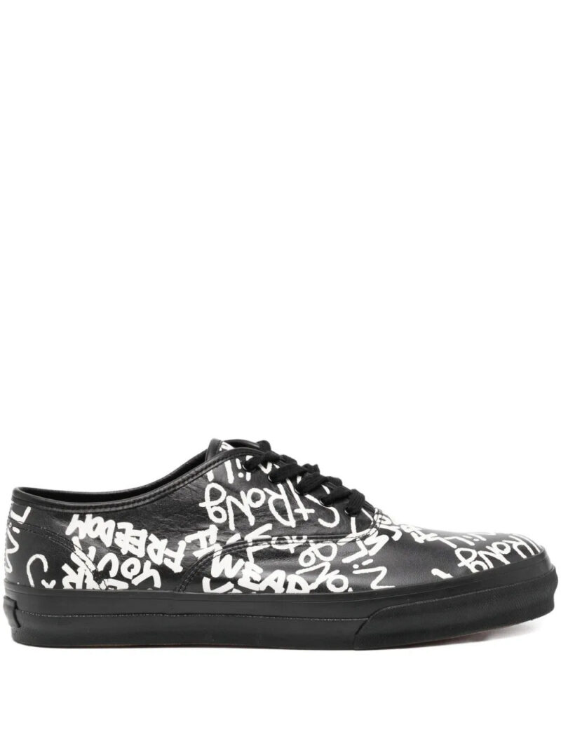 Comme Des Garçons Comme Des Garçons  slogan-print sneakers