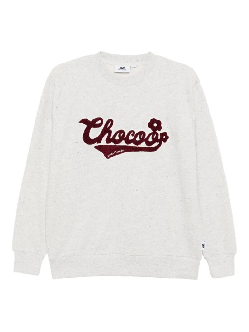 CHOCOOLATE  logo-embroidered sweatshirt