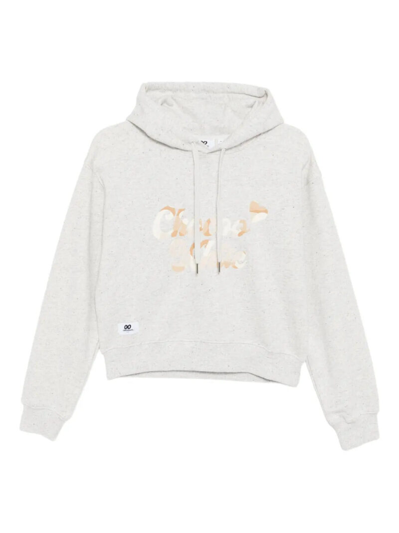 CHOCOOLATE  logo-embroidered hoodie