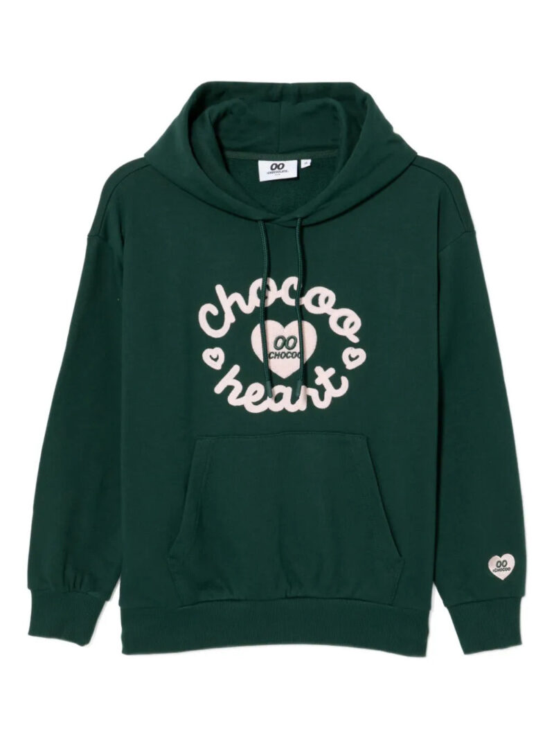 CHOCOOLATE  logo-embroidered hoodie