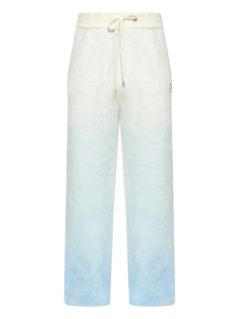 Casablanca  ombre-effect logo-patch trousers