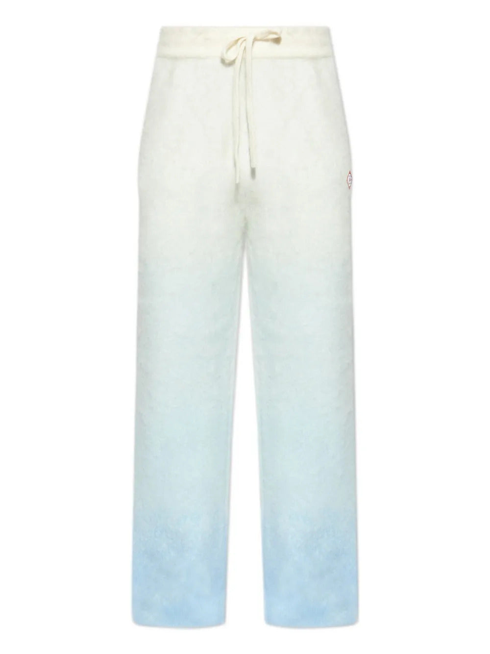 Casablanca ombre-effect logo-patch trousers
