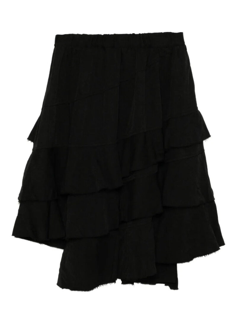 Black Comme Des Garçons  ruffled skirt