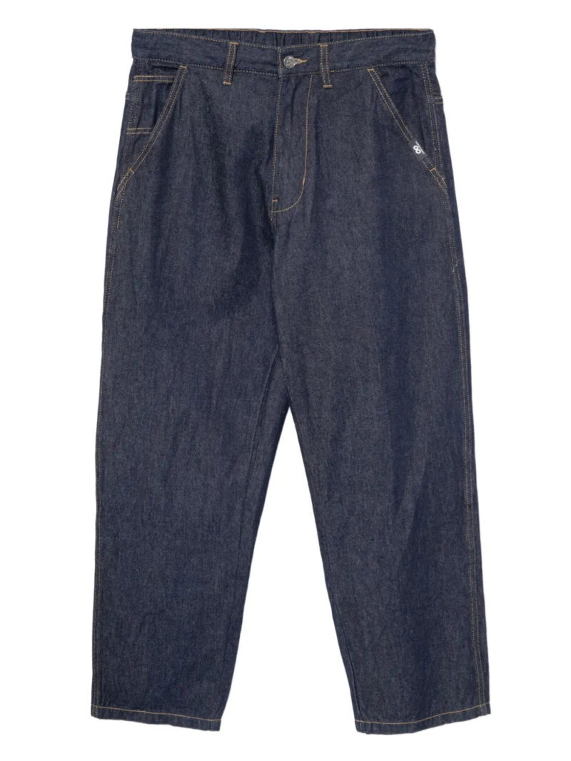 CHOCOOLATE  logo-patched jeans