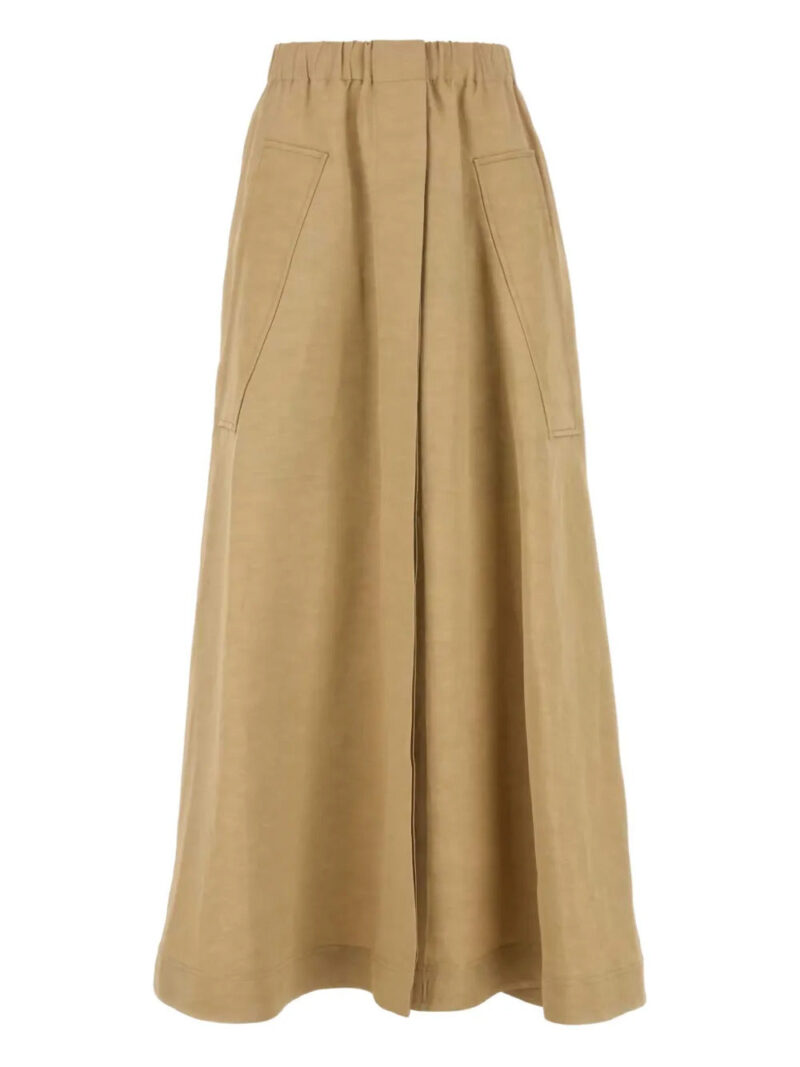 Co  pleated A-line skirt