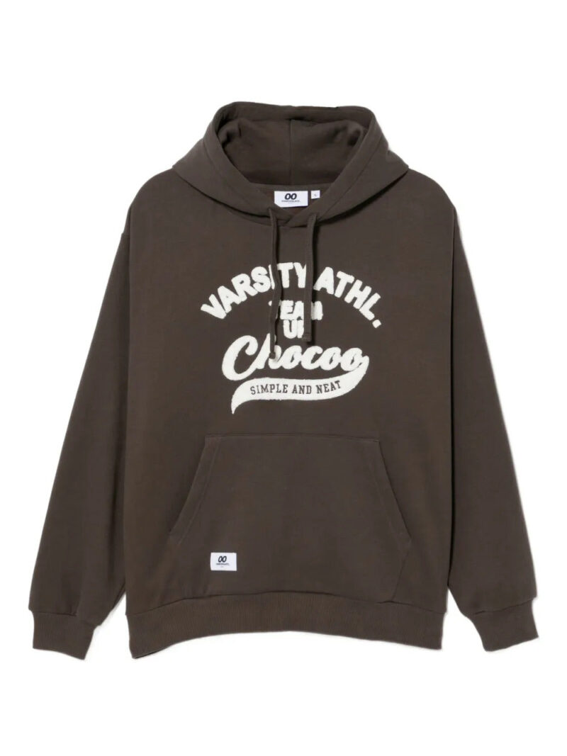 CHOCOOLATE  logo-appliqué hoodie