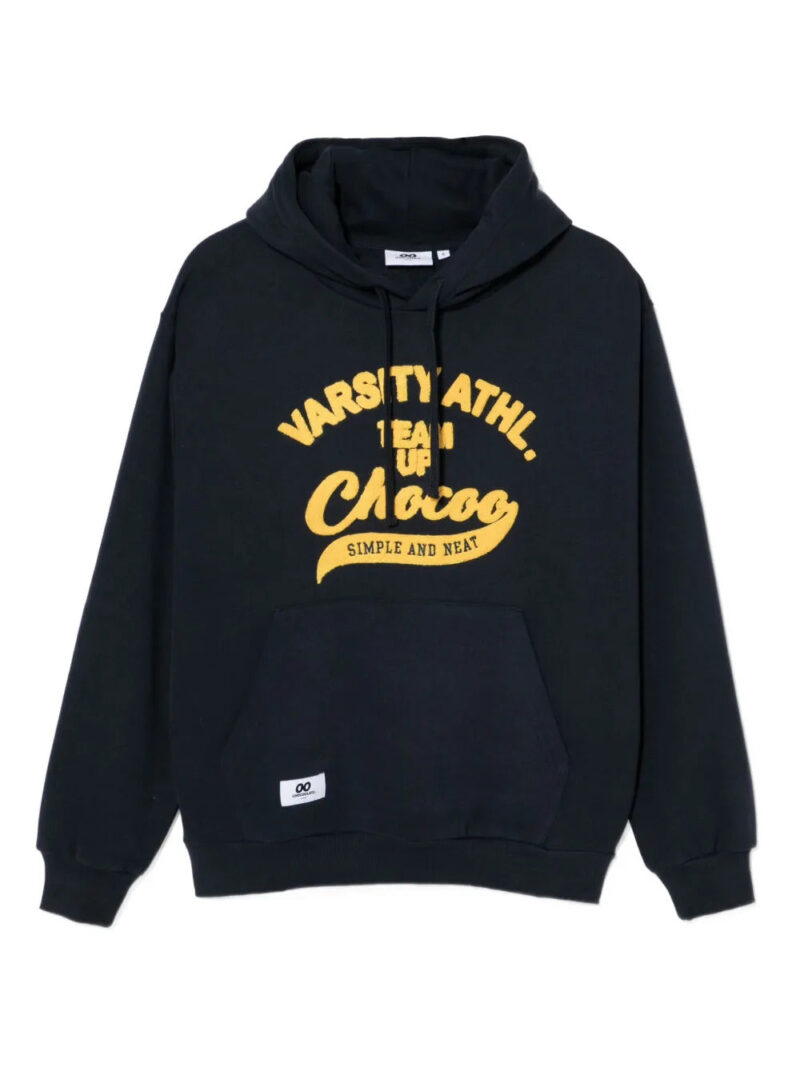 CHOCOOLATE  logo-appliqué hoodie
