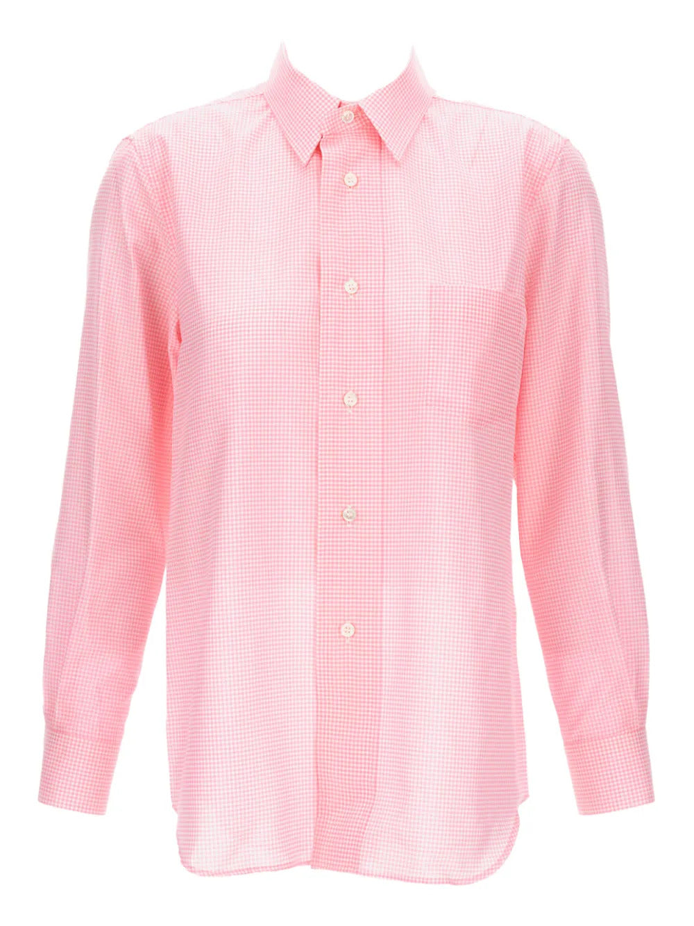 Comme Des Garçons checked long-sleeve shirt