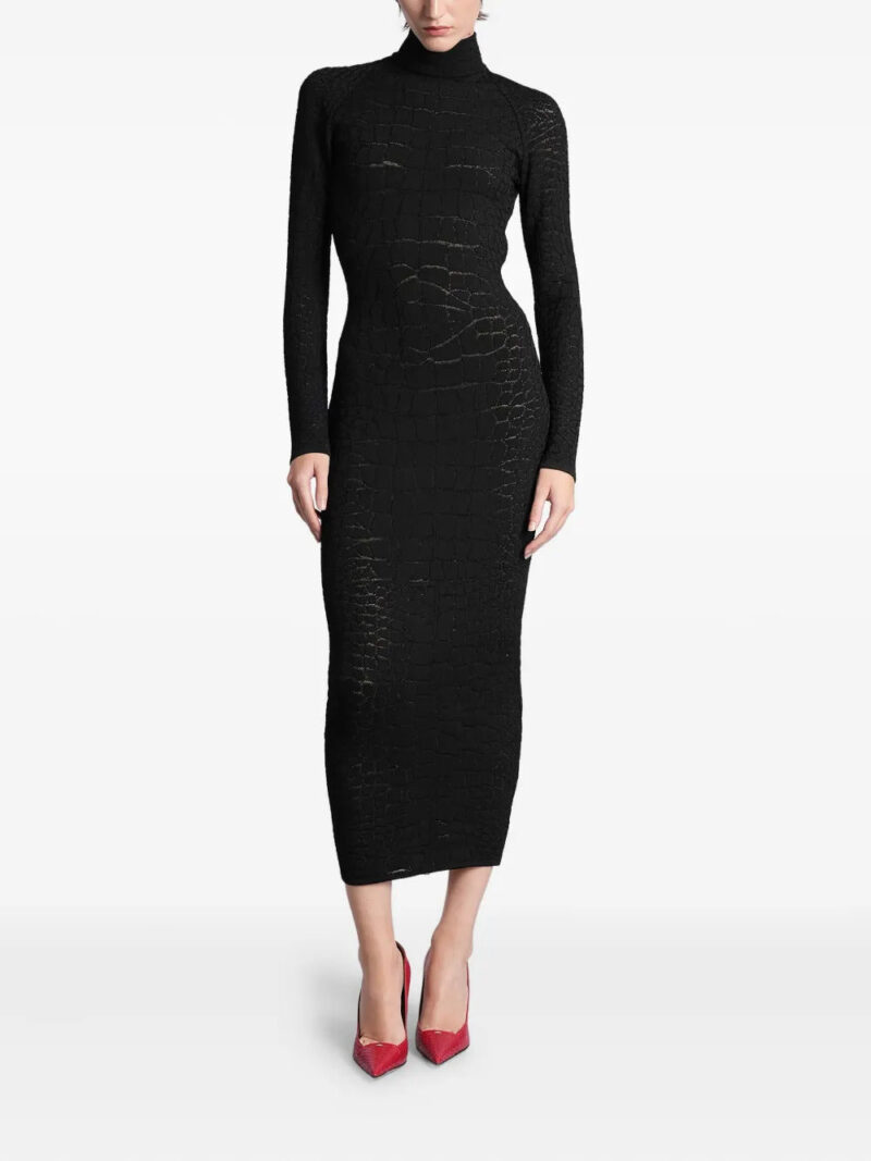 Balmain  open-back midi dress