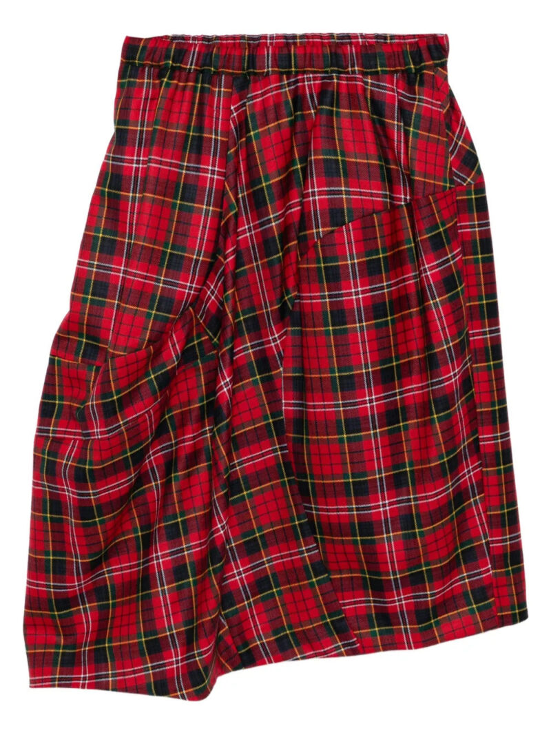 Comme Des Garçons  plaid skirt