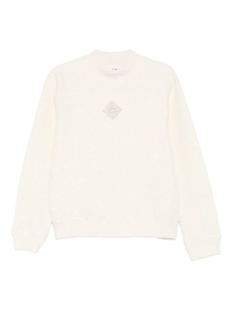 Casablanca  textured sweatshirt