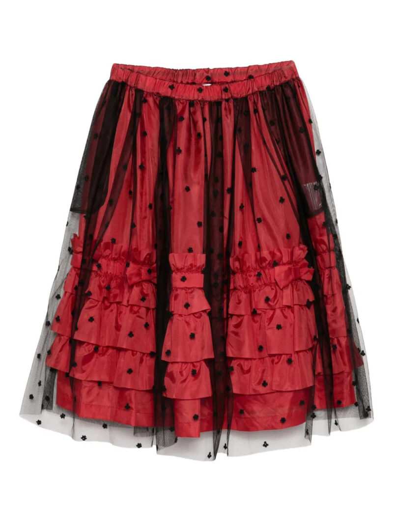 Comme Des Garçons Girl  double-layered skirt