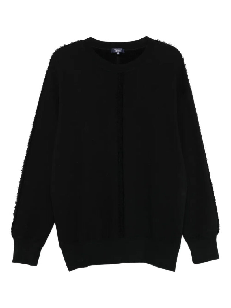 Comme des Garçons Homme  frayed-edge sweatshirt