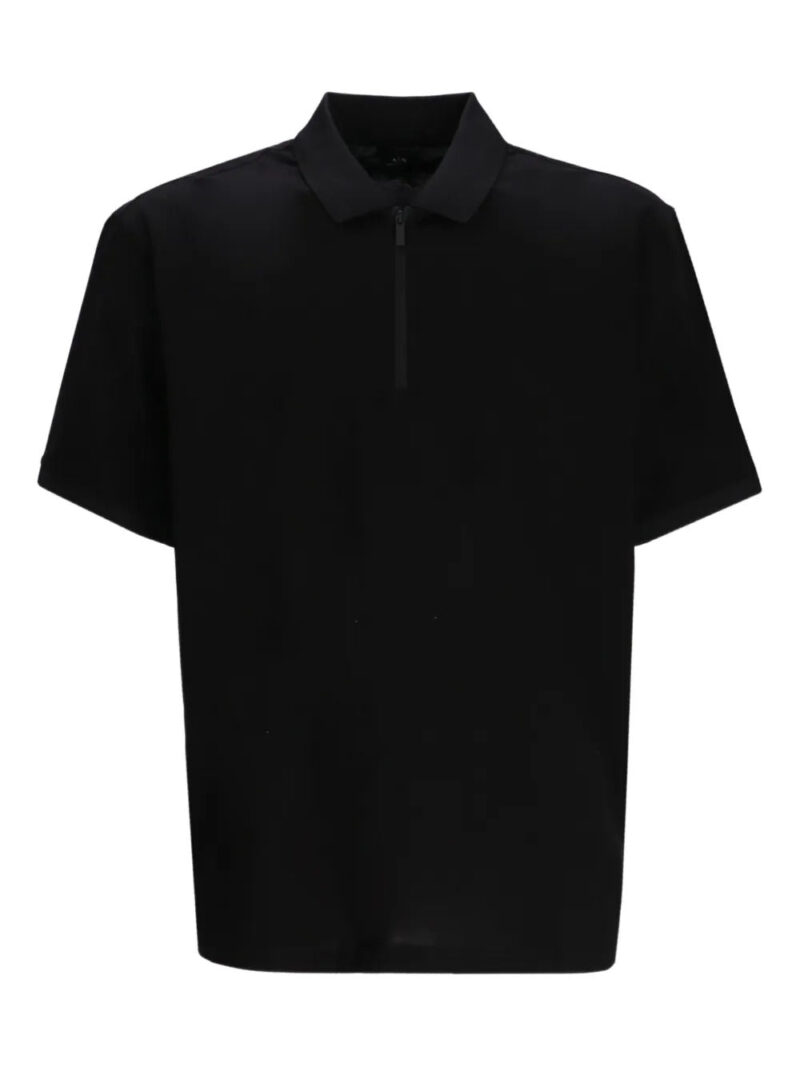Armani Exchange  half-zip cotton polo shirt