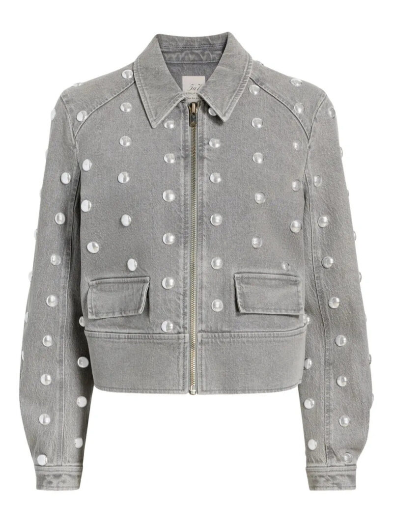 Cinq A Sept  Harriet studded denim jacket