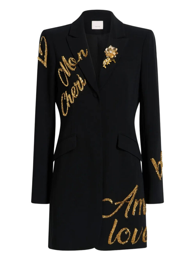 Cinq A Sept Joel embellished mini dress