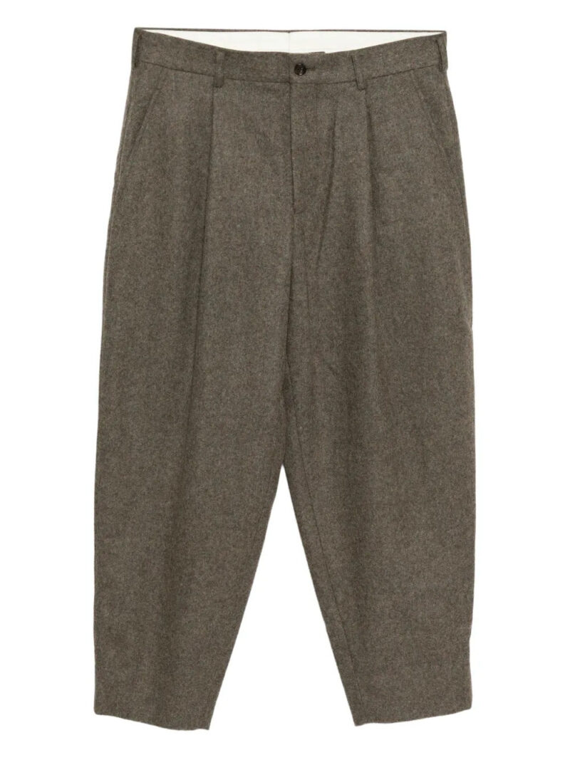 Comme Des Garçons  pleated tapered trousers