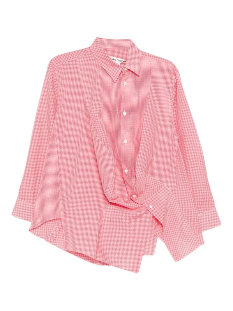 Comme Des Garçons  checked long-sleeve shirt
