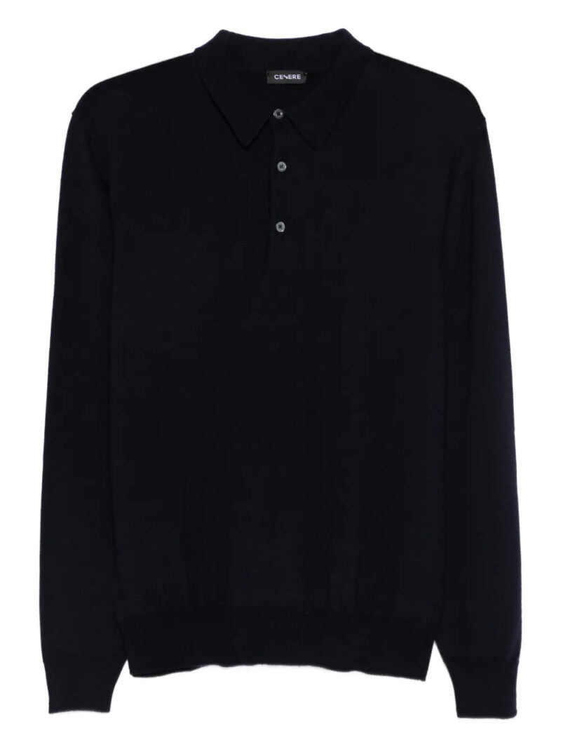 Cenere GB  buttoned long-sleeve polo shirt