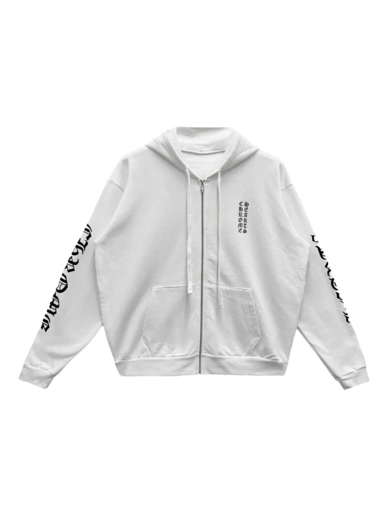 Chrome Hearts  monogram zip hoodie