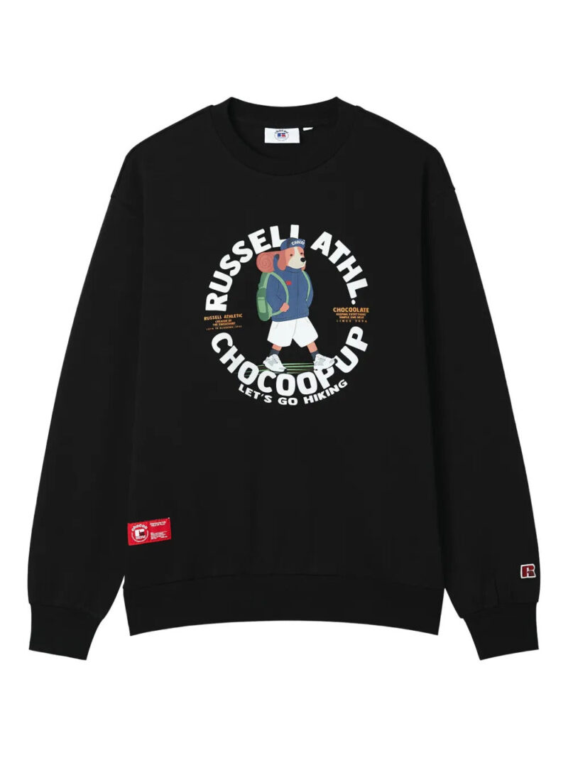 CHOCOOLATE  graphic-print crew-neck sweatshirt