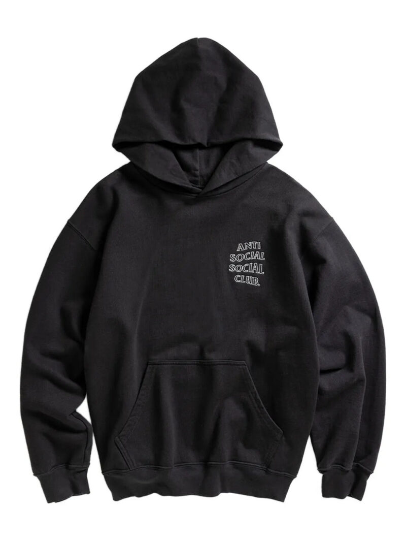 Anti Social Social Club  logo-embroidered hoodie