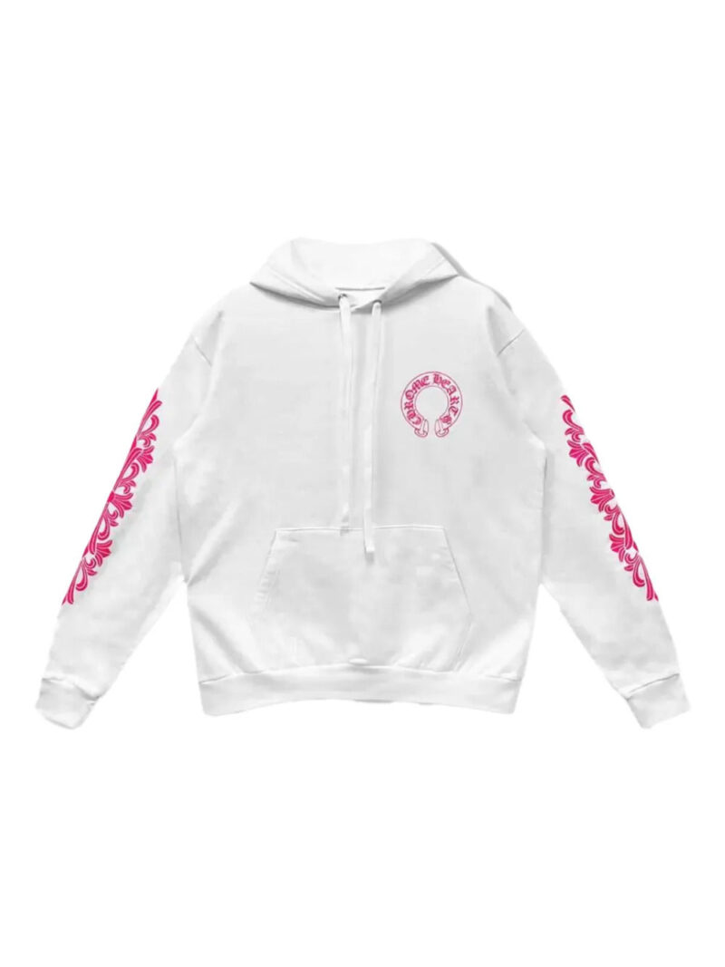 Chrome Hearts  horseshoe-logo graphic hoodie