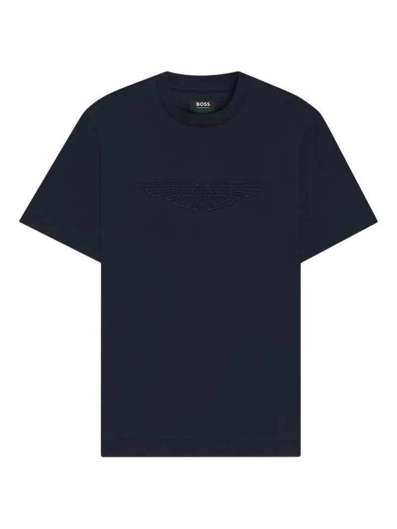 BOSS  x ASTON MARTIN logo-embossed T-shirt