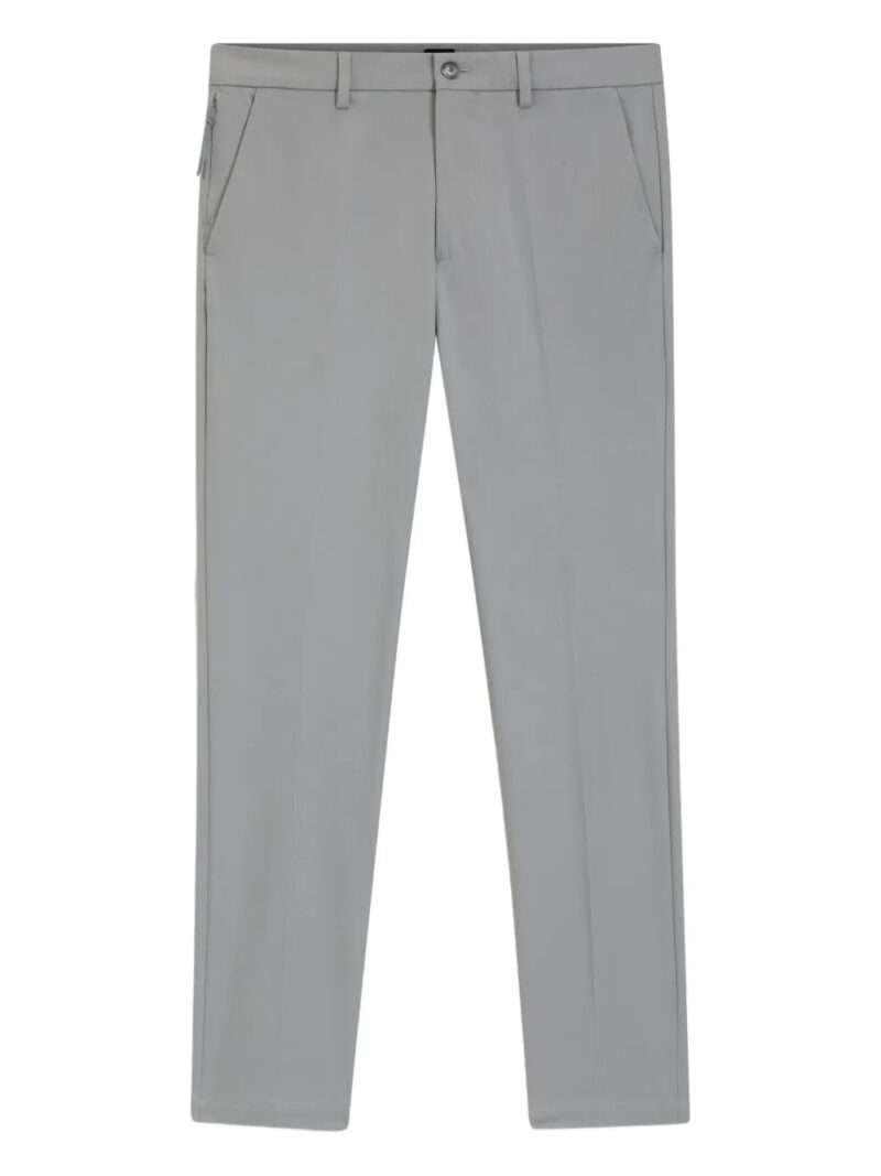 BOSS  zip cotton trousers