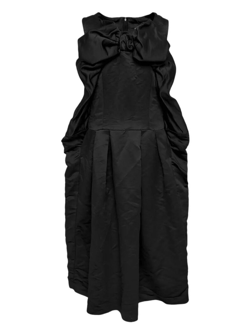 Comme Des Garçons Comme Des Garçons  bow pinafore mini dress