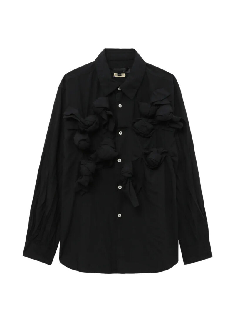 Comme Des Garçons Comme Des Garçons  knotted button shirt