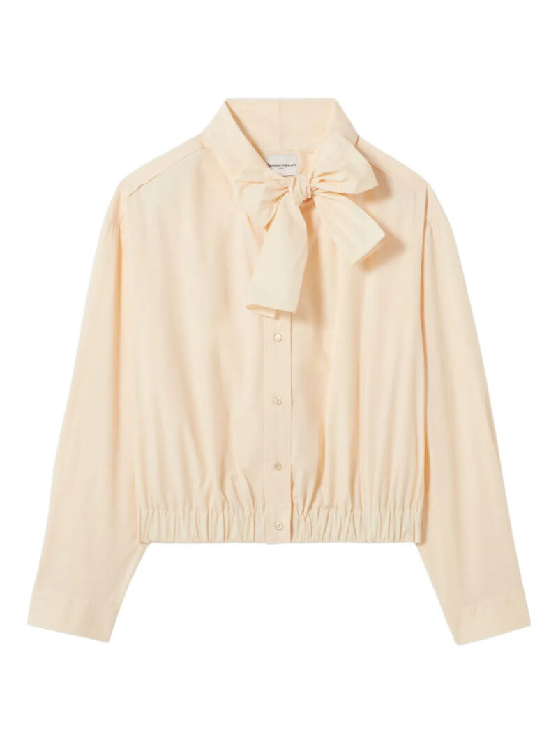 Claudie Pierlot  bow-detail button shirt