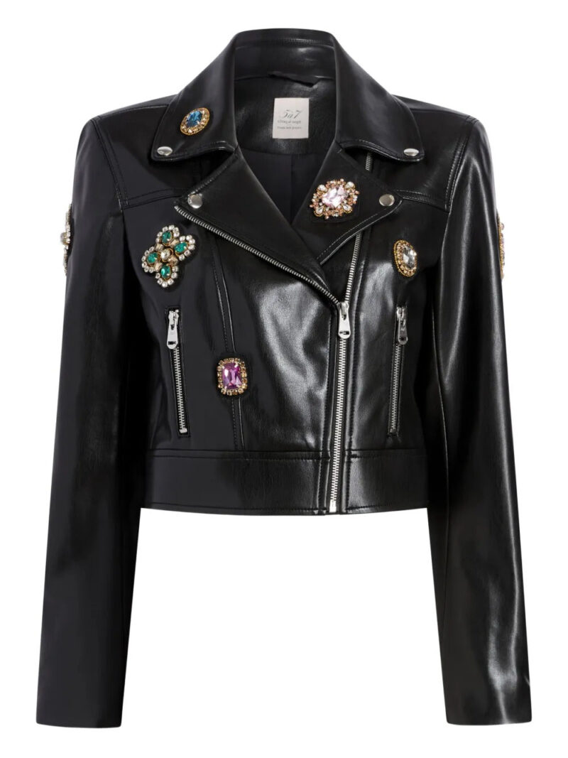 Cinq A Sept  Baroque patches genevieve jacket
