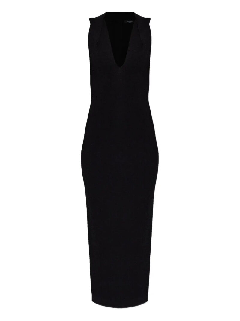 Balmain  V-neck zip-up dress