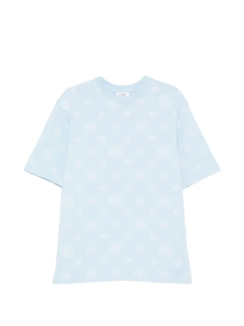 Casablanca  monogram oversized cotton T-shirt