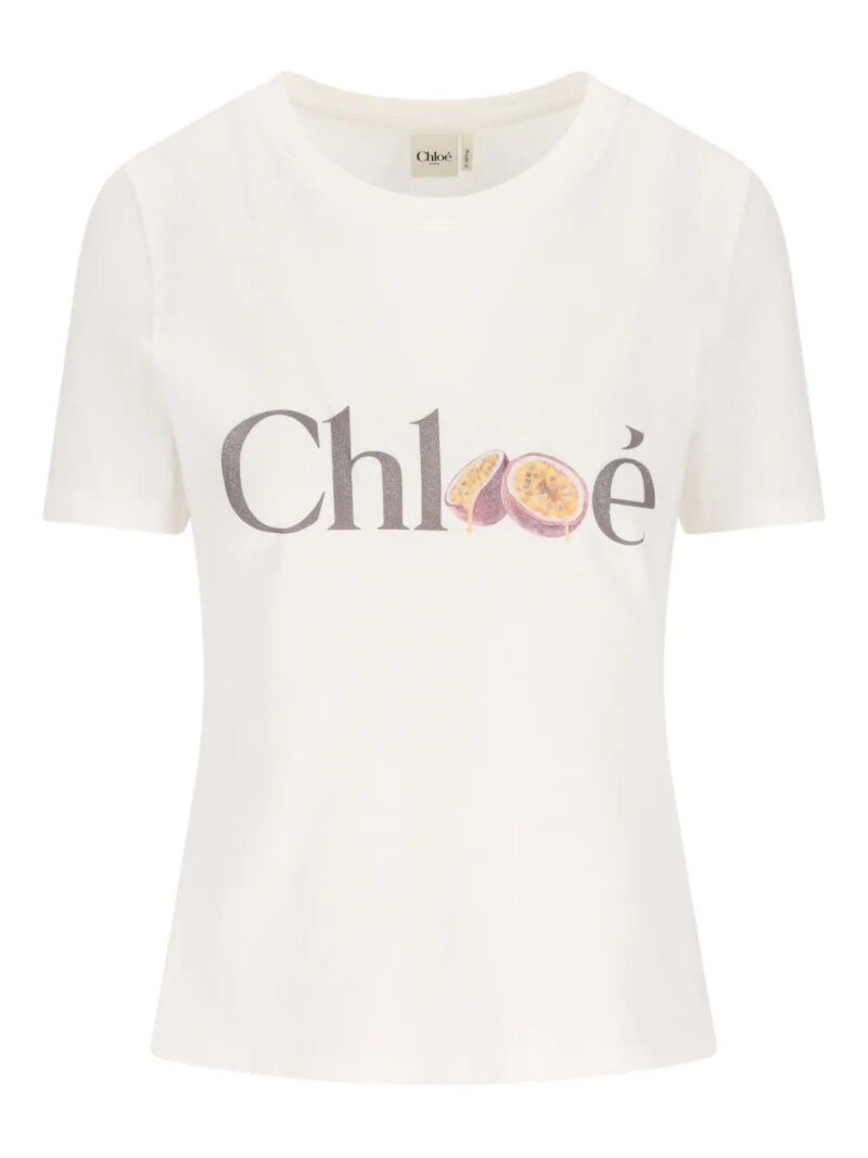 Chloé  logo-detail T-shirt