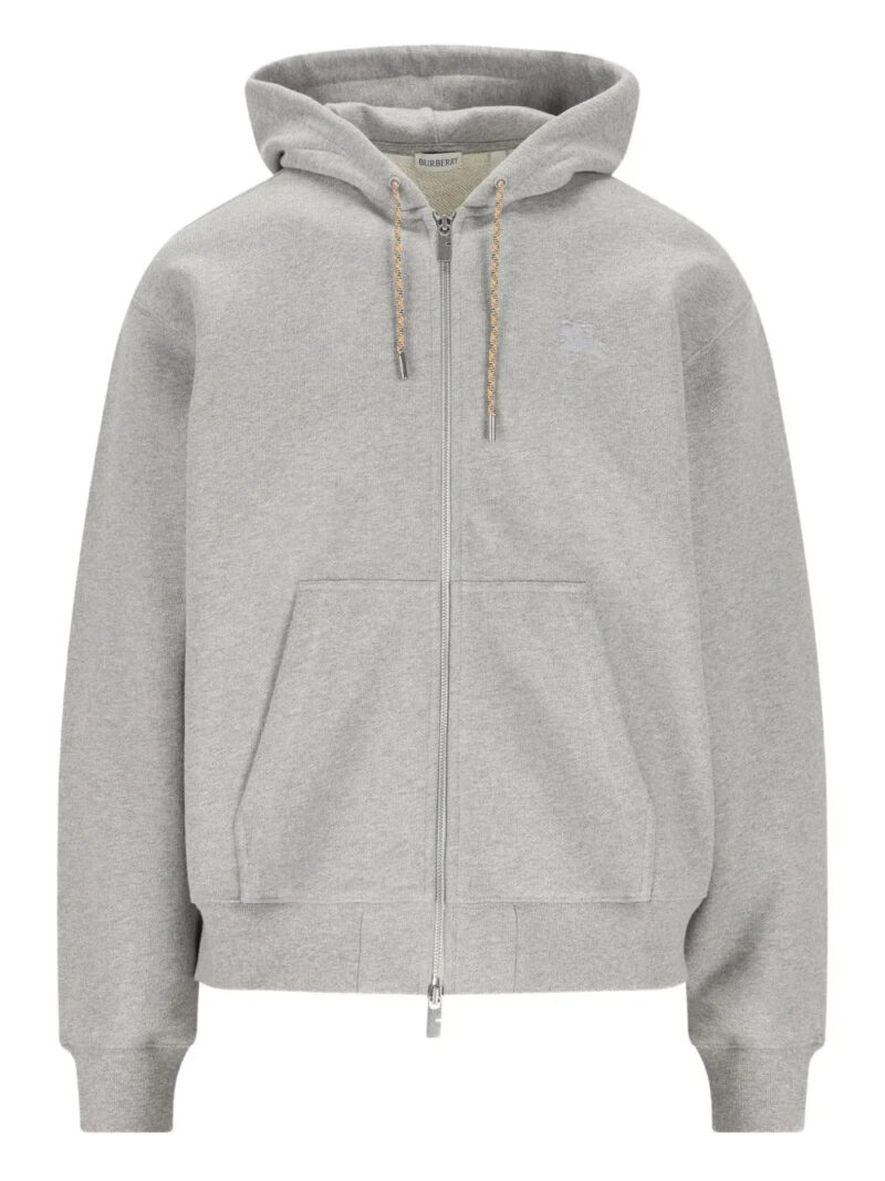 Burberry  check-detail hoodie