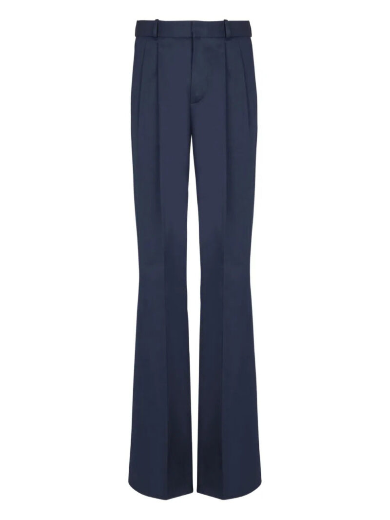 Balmain  darted twill trousers
