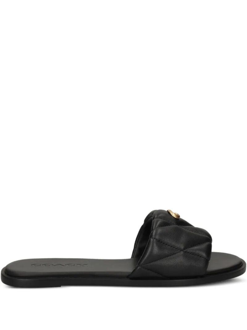Coach  quilted sandals
