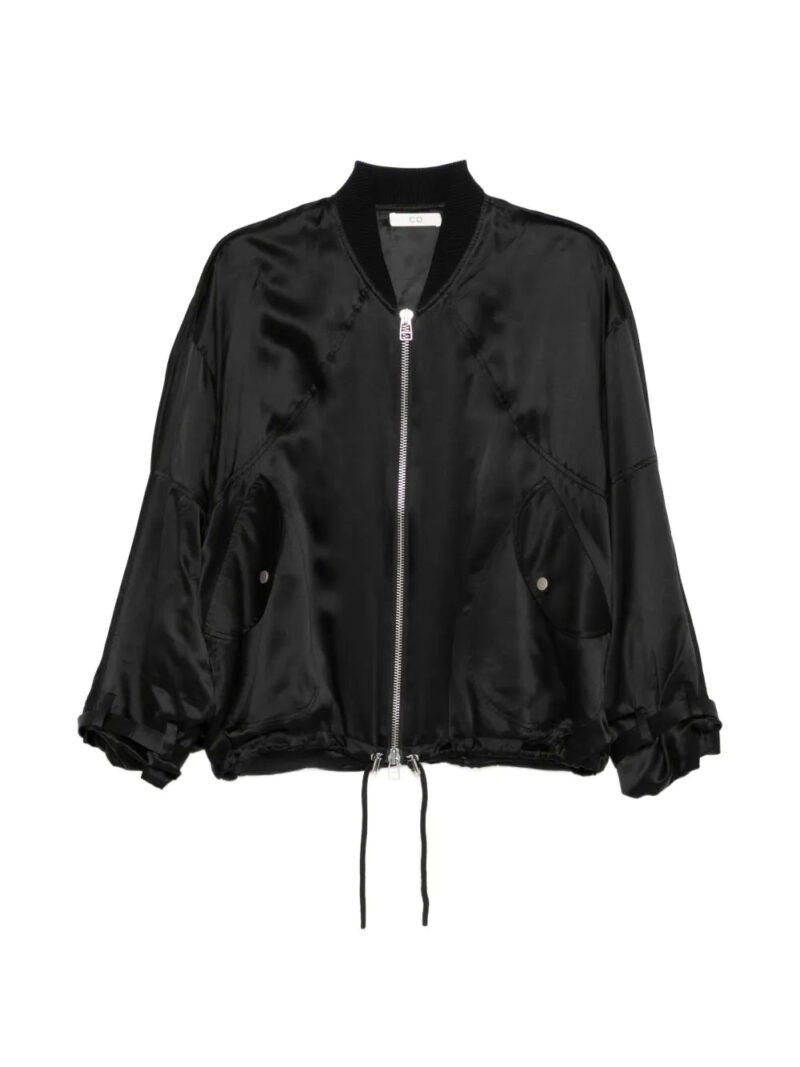 CO COLLECTION  silk bomber jacket