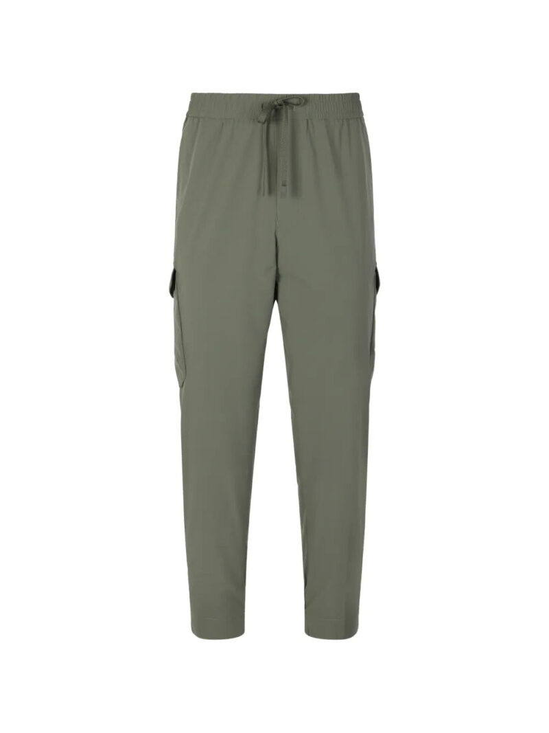 BOSS  elasticated-waist poplin cargo pants