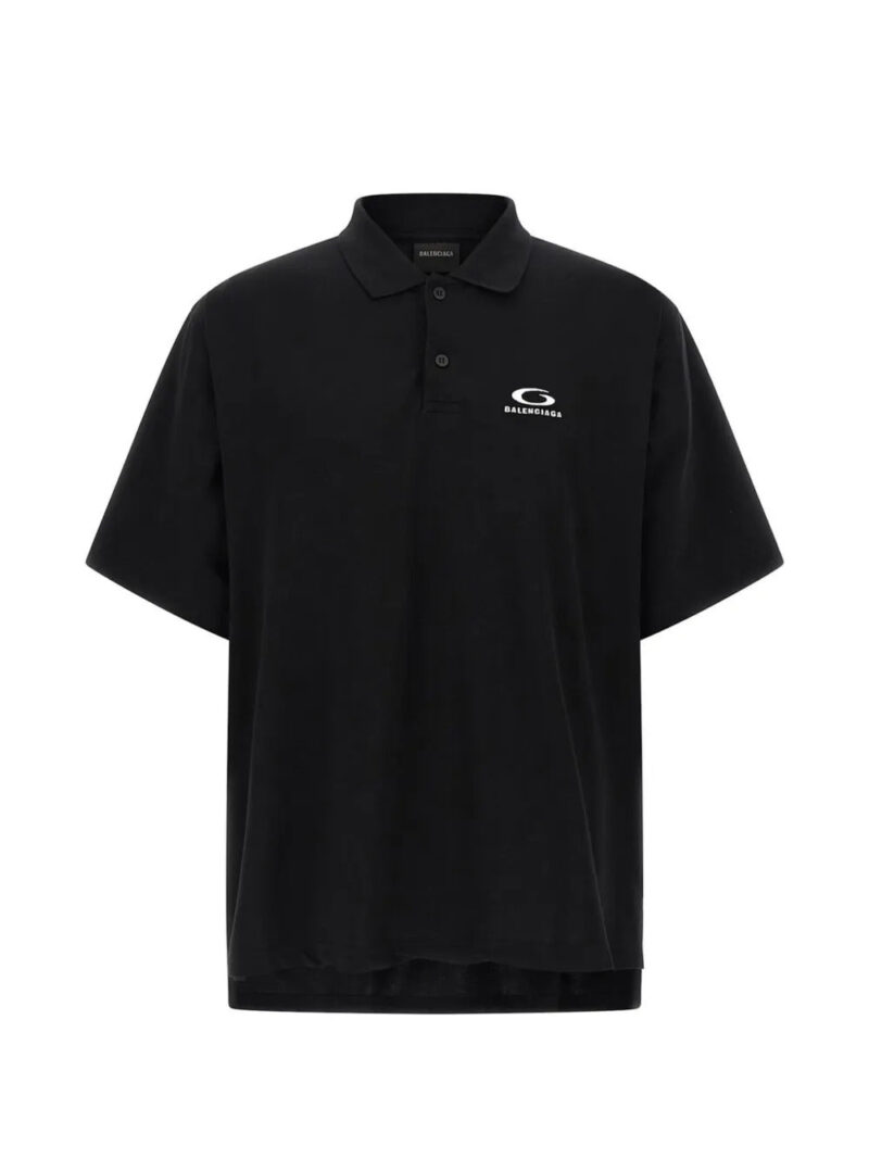 Balenciaga  logo-detail polo shirt