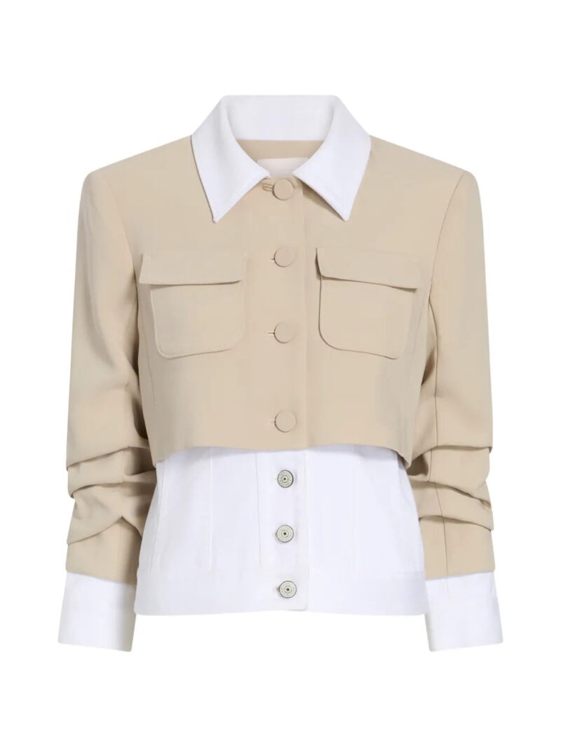 Cinq A Sept  Lorraine collared pocket jacket