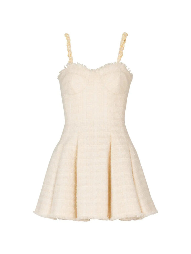Balmain  sweetheart-neck mini dress