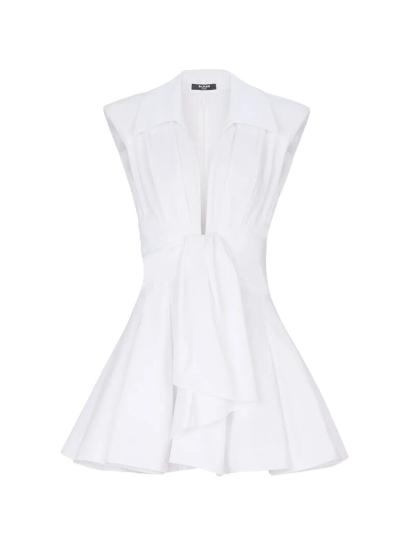 Balmain  tie-waist mini dress