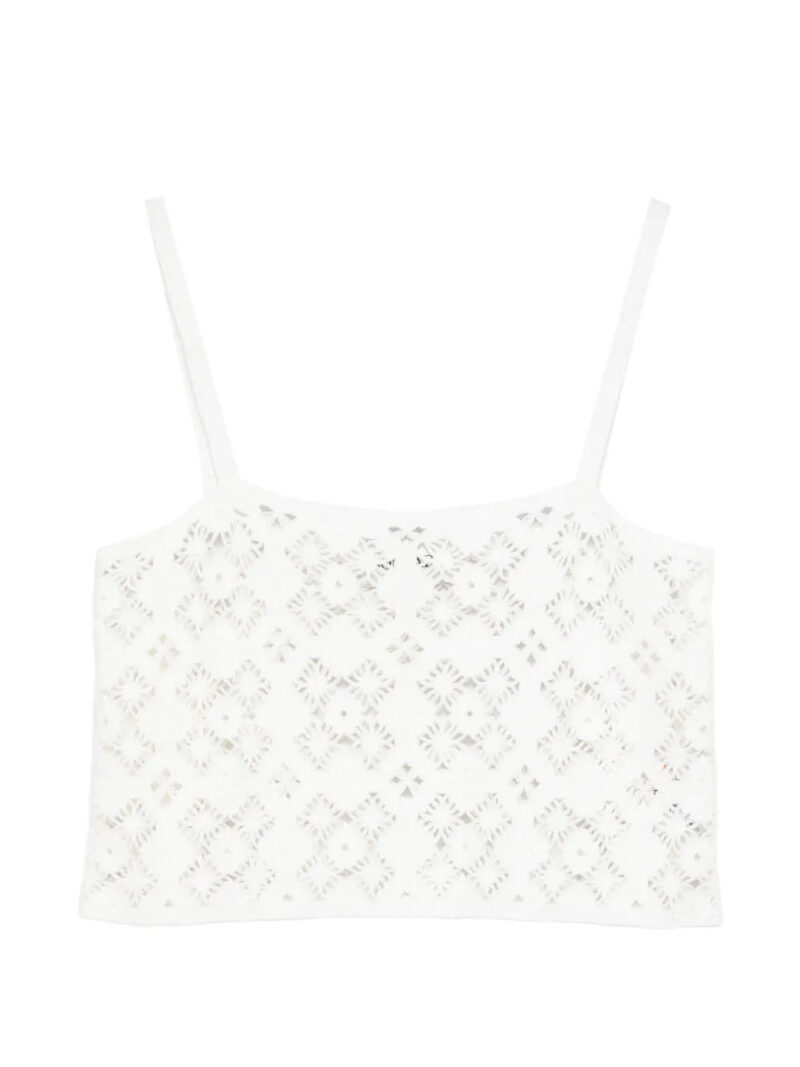 BOMPARD  crochet openwork top