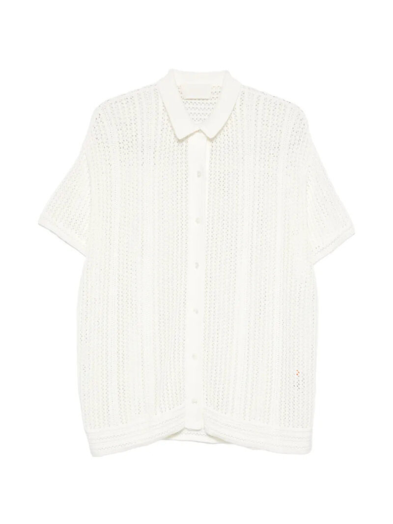 BOMPARD  crochet polo top