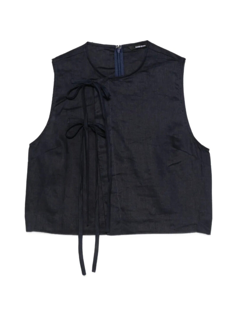 BONDI BORN  tie detail sleeveless top
